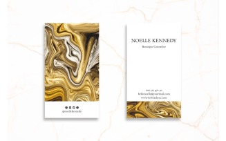 Business Card Noelle Kennedy - Corporate Identity Template