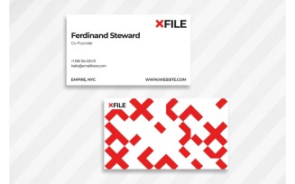 Business Card Xfile - Corporate Identity Template