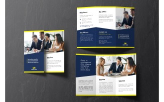 Trifold Inovative Results and Professional Business Advisor