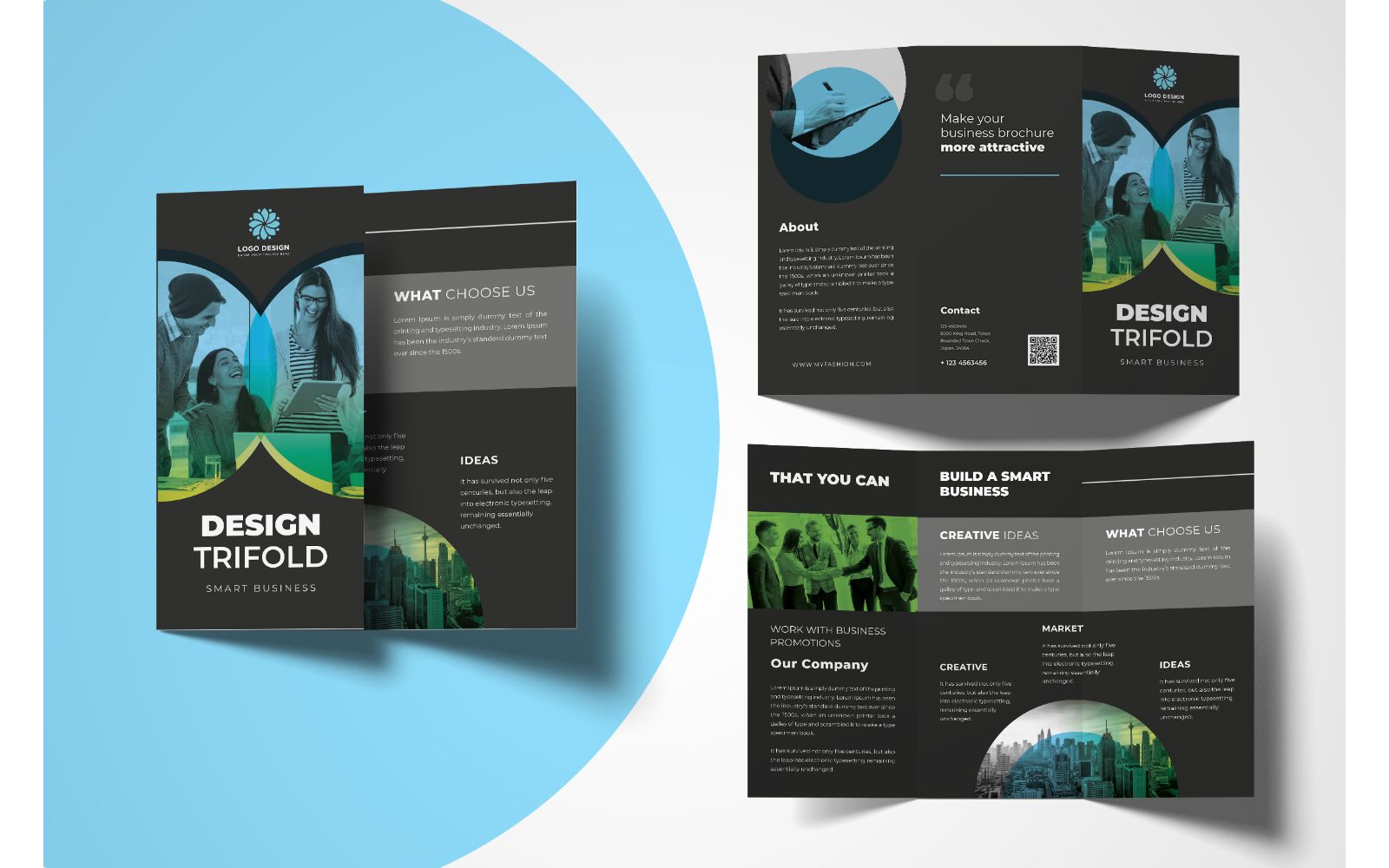 Kit Graphique #153200 Brochure Design Web Design - Logo template Preview