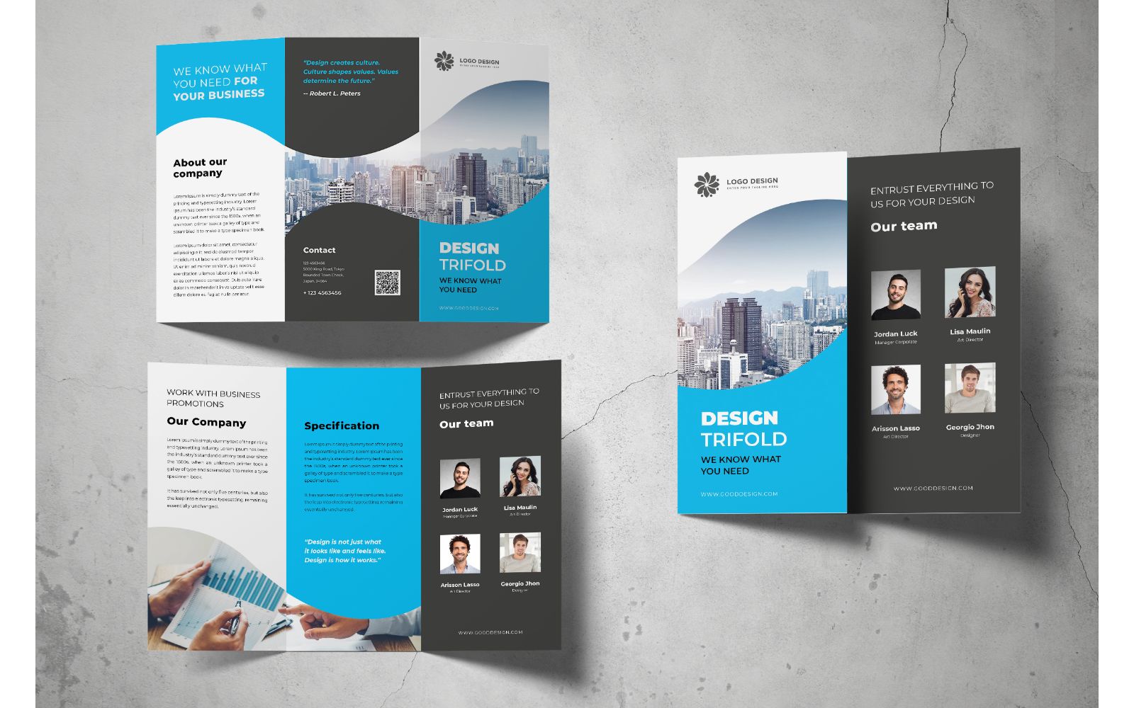 Template #153202 Brochure Design Webdesign Template - Logo template Preview