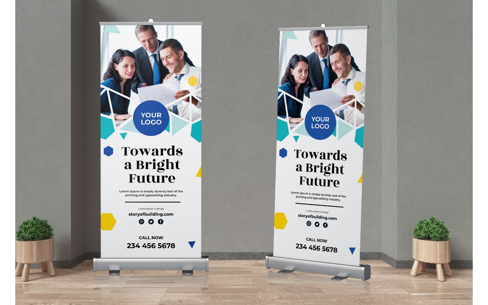 Template #153217 Signage Xbanner Webdesign Template - Logo template Preview