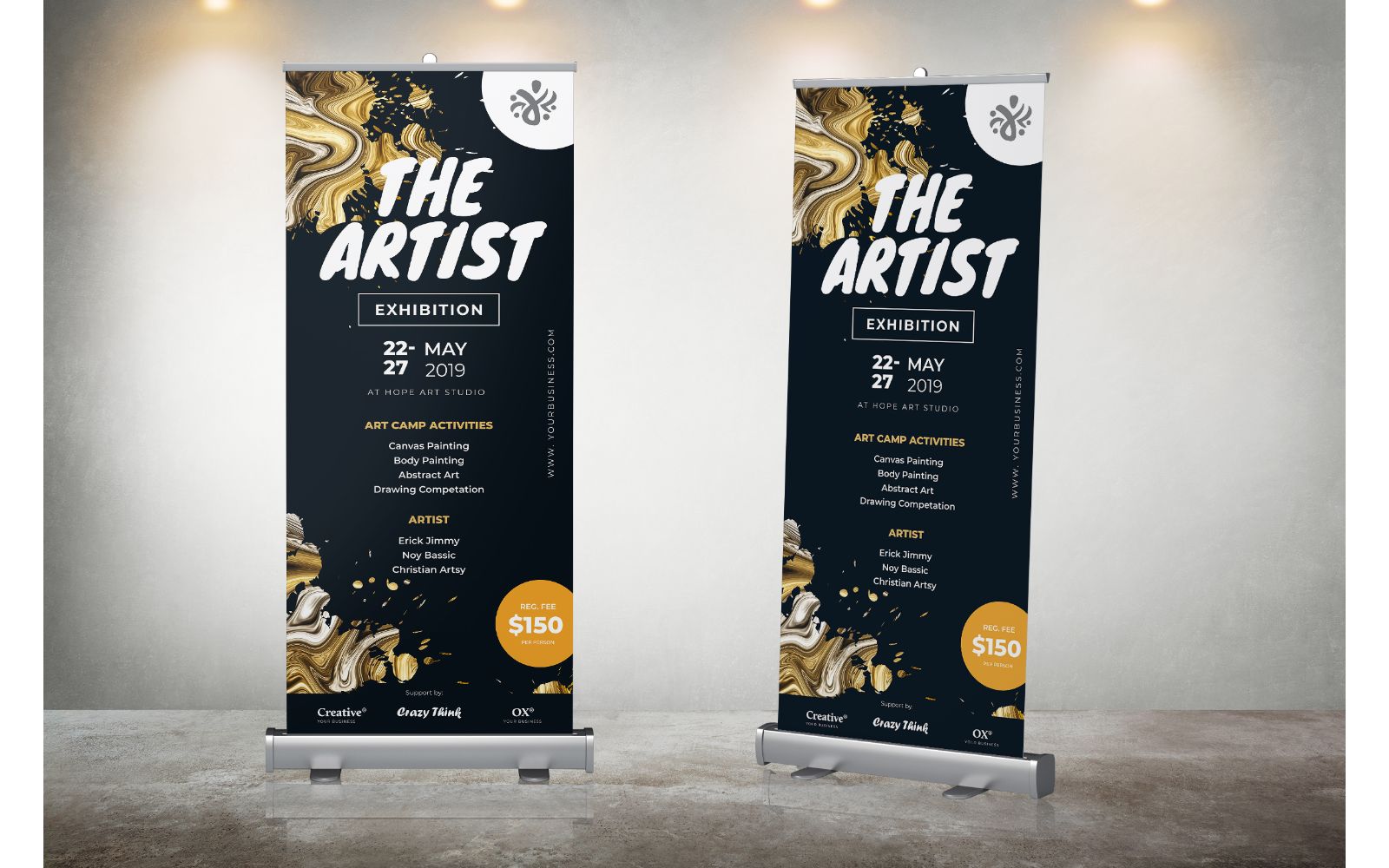 Template #153220 Signage Xbanner Webdesign Template - Logo template Preview