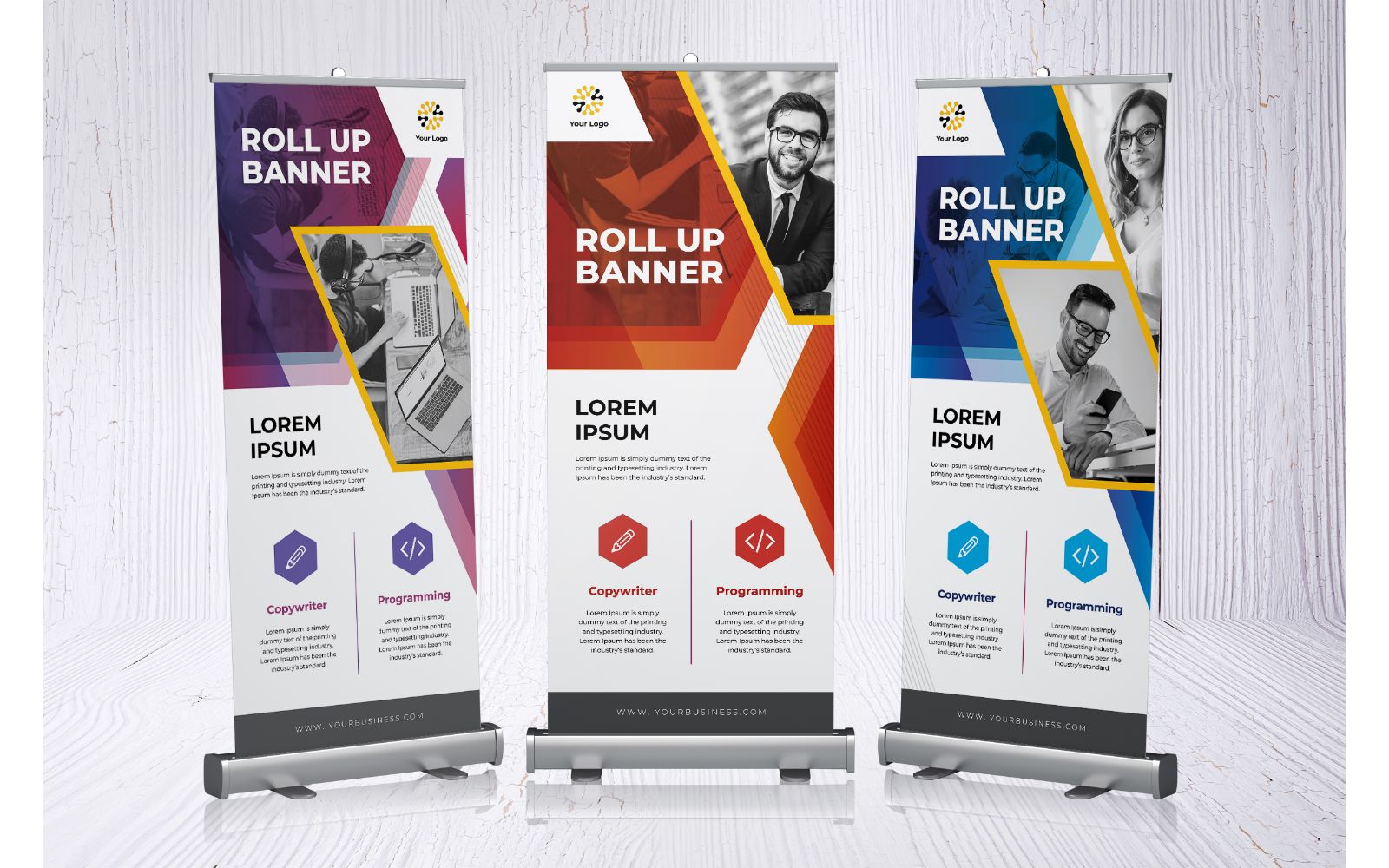 Template #153222 Signage Xbanner Webdesign Template - Logo template Preview