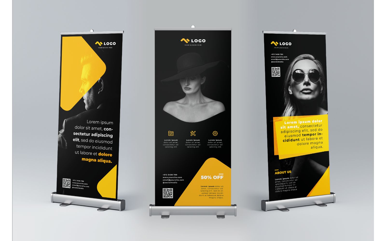 Template #153226 Signage Xbanner Webdesign Template - Logo template Preview