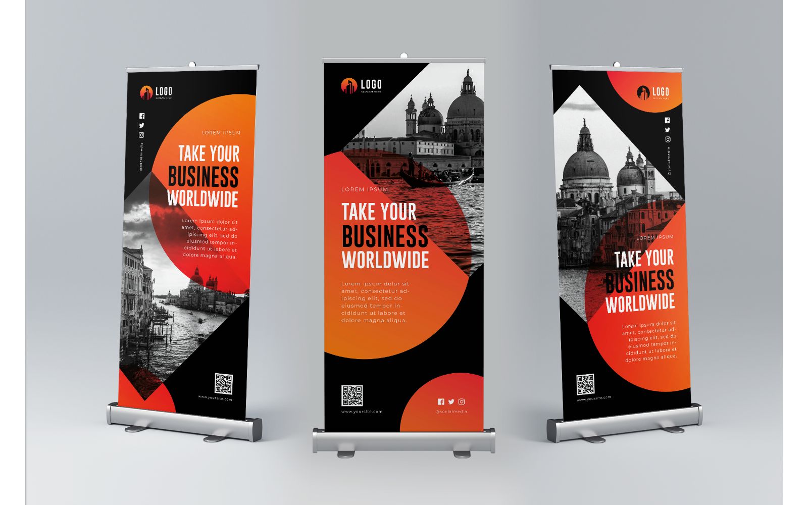 Template #153228 Signage Xbanner Webdesign Template - Logo template Preview