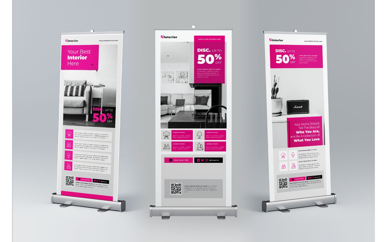 Template #153231 Signage Xbanner Webdesign Template - Logo template Preview