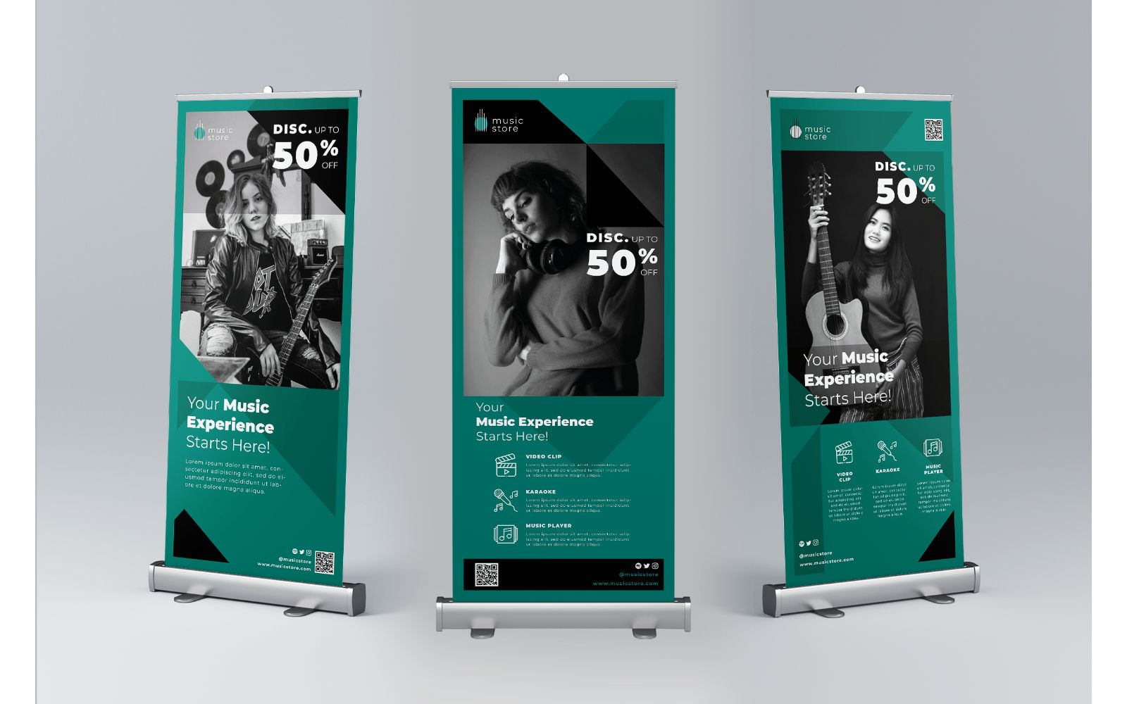 Template #153232 Signage Xbanner Webdesign Template - Logo template Preview