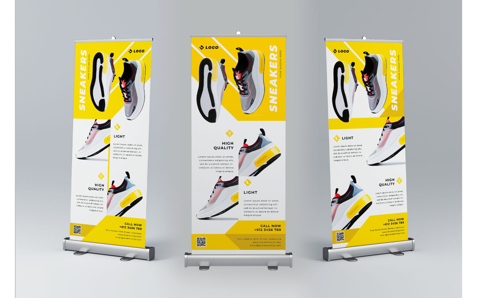 Template #153233 Signage Xbanner Webdesign Template - Logo template Preview