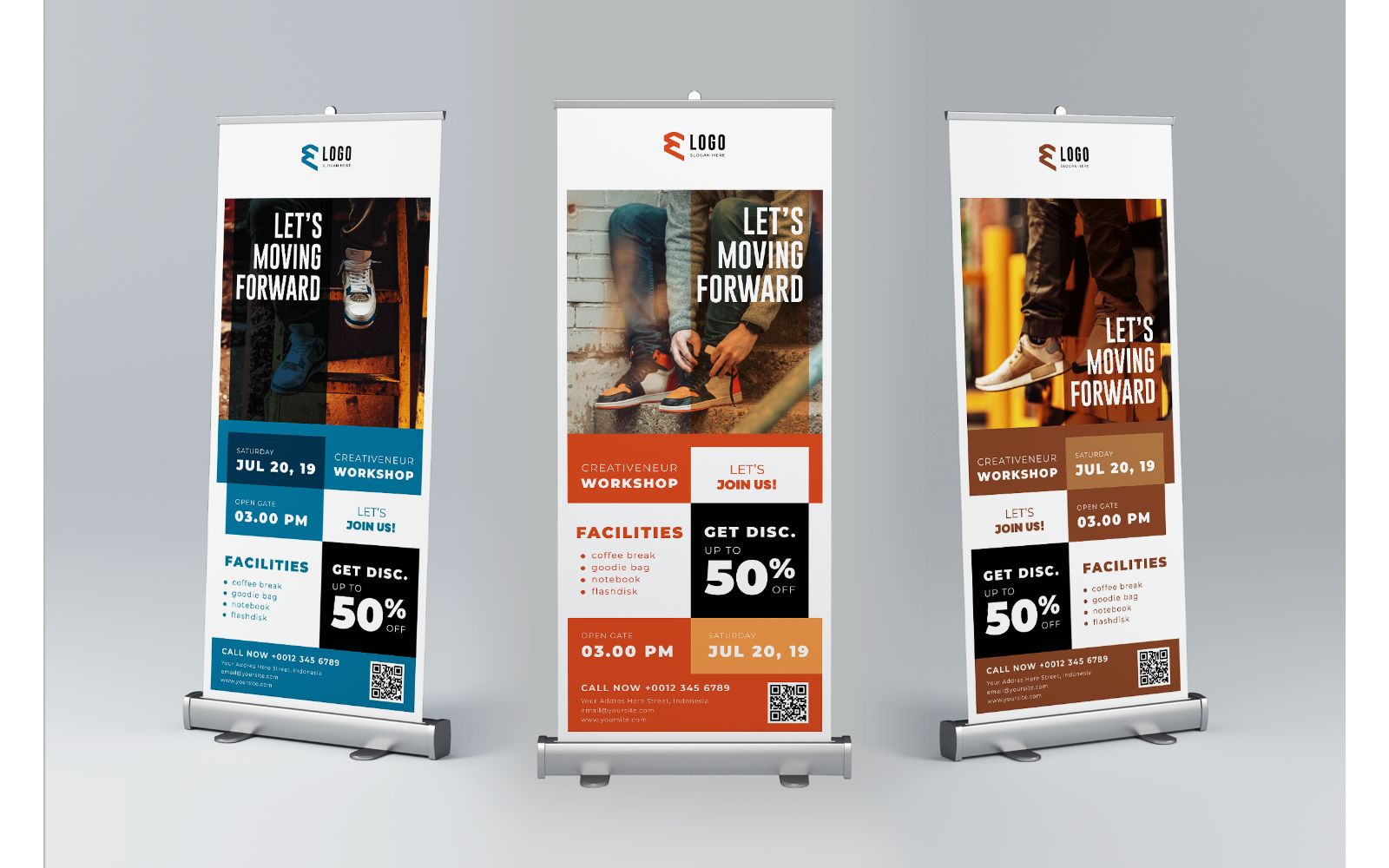 Template #153234 Signage Xbanner Webdesign Template - Logo template Preview