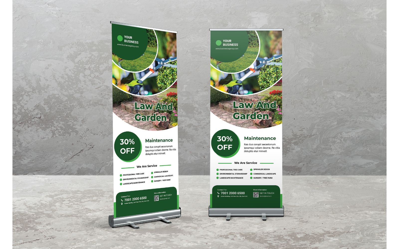 Template #153241 Signage Xbanner Webdesign Template - Logo template Preview