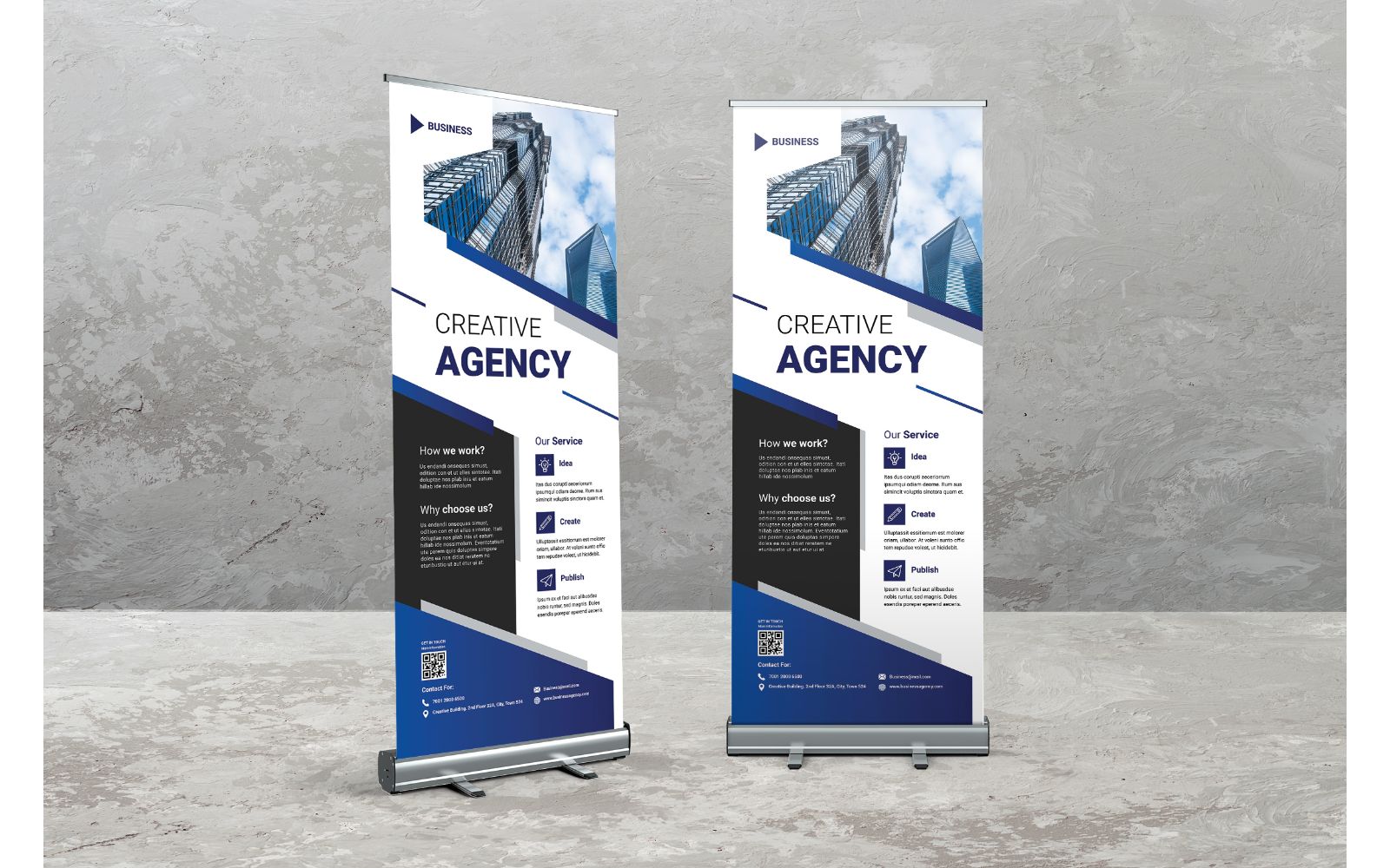 Template #153244 Signage Xbanner Webdesign Template - Logo template Preview