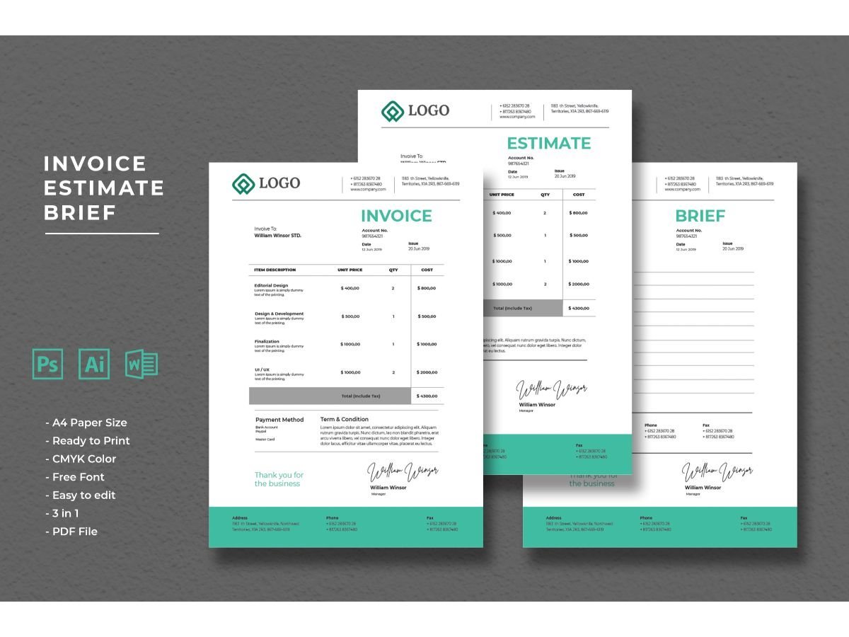 Kit Graphique #153299 Invoice Payment Divers Modles Web - Logo template Preview