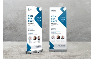Roll Banner Conference - Corporate Identity Template