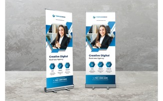 Roll Banner Creative Digital Business Agency - Corporate Identity Template