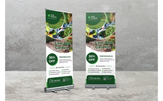 Roll Banner Law and Garden - Corporate Identity Template