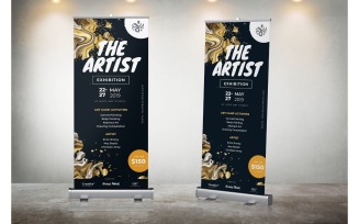 Roll Banner The Artist - Corporate Identity Template