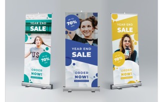 Roll Banner Year End Sale - Corporate Identity Template