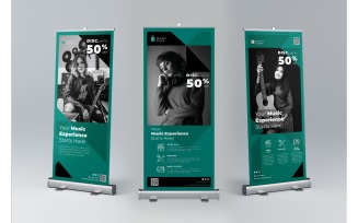 Roll Banner Your Music Experience - Corporate Identity Template