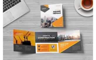 Trifold Construction - Corporate Identity Template
