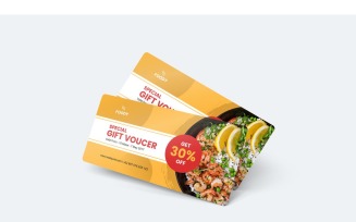 Voucher Foody - Corporate Identity Template