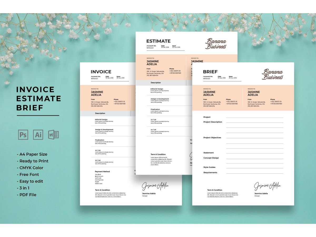 Kit Graphique #153303 Invoice Paiement Divers Modles Web - Logo template Preview