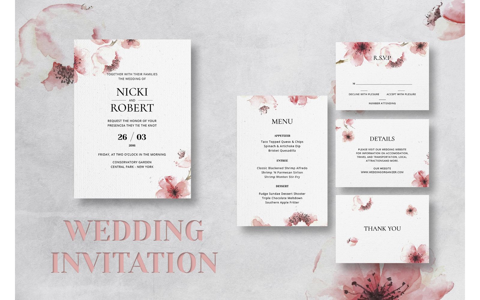 Kit Graphique #153318 Card Wedding Divers Modles Web - Logo template Preview