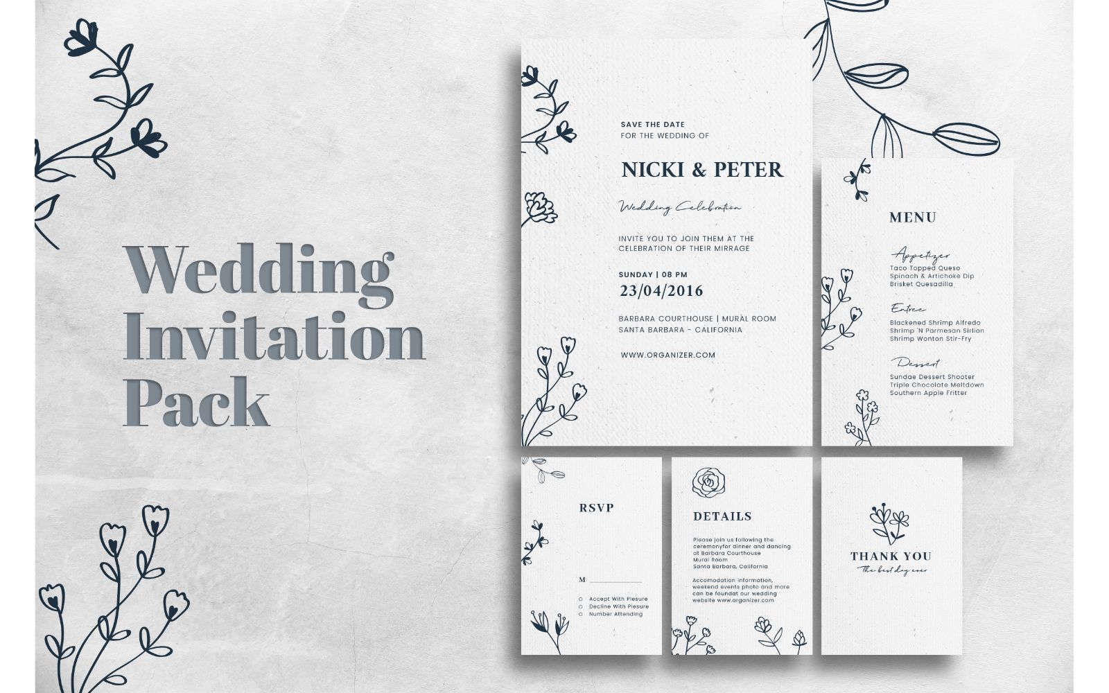 Kit Graphique #153322 Card Wedding Divers Modles Web - Logo template Preview