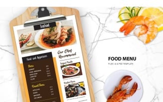 Food Menu Seafood Special - Corporate Identity Template