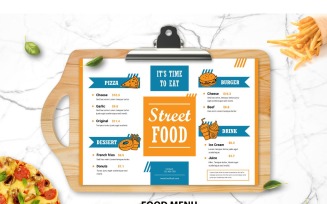 Food Menu Street Food - Corporate Identity Template