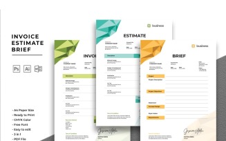 Invoice Innovative Business - Corporate Identity Template