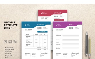 Invoice The Wings - Corporate Identity Template