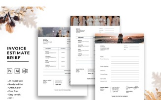 Invoice Wedding Business - Corporate Identity Template