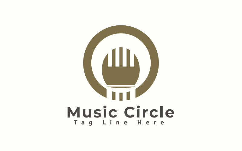Music Circle Logo Template