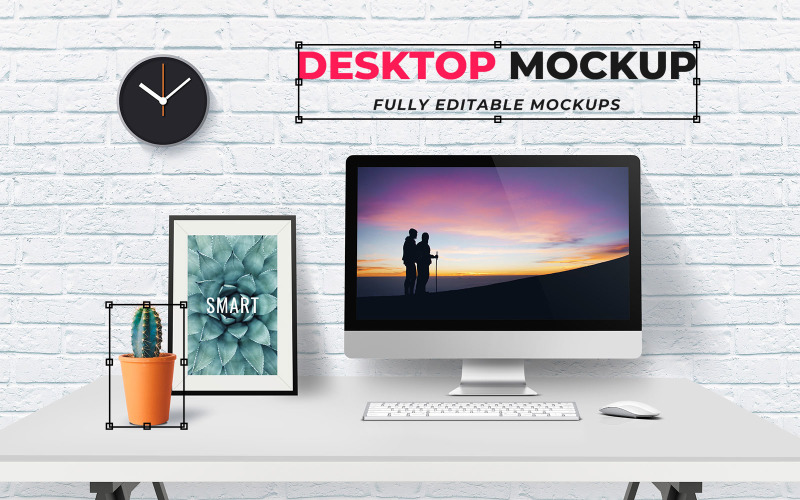 Desktop product mockup Product Mockup