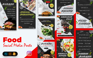 Food Posts Social Media Template