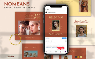 Nomeans Social Media Template