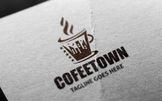 Cofee Town Logo Template
