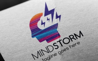 Mind Storm Logo Template