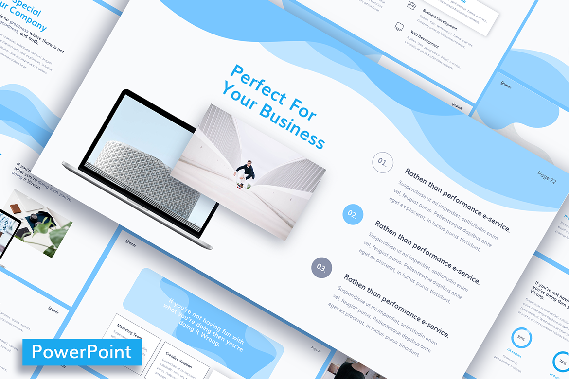PowerPoint šablona "GRANDE Presentation" #153528