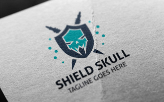 Shield Skull Logo Template