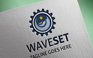 Wave Set Logo Template