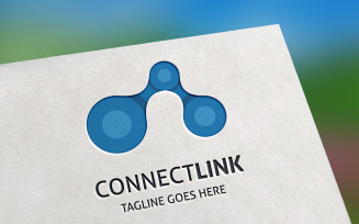 Connect Link Logo Template