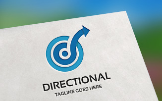 Directional (Letter D) Logo Template