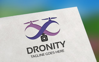 Dronity Logo Template