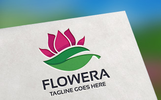 Flowera Logo Template