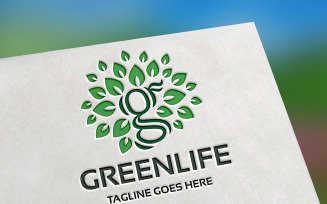 Green Life (Letter G) Logo Template