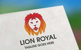 Lion Royal Logo Template