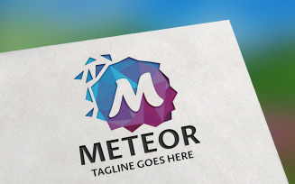 Meteor (Letter M) Logo Template