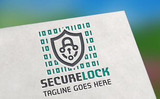 Secure Lock Logo Template